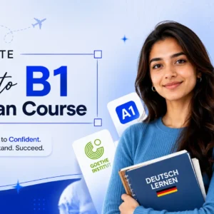 Comprehensive A1 to B1 German Language Course in Hinglish
